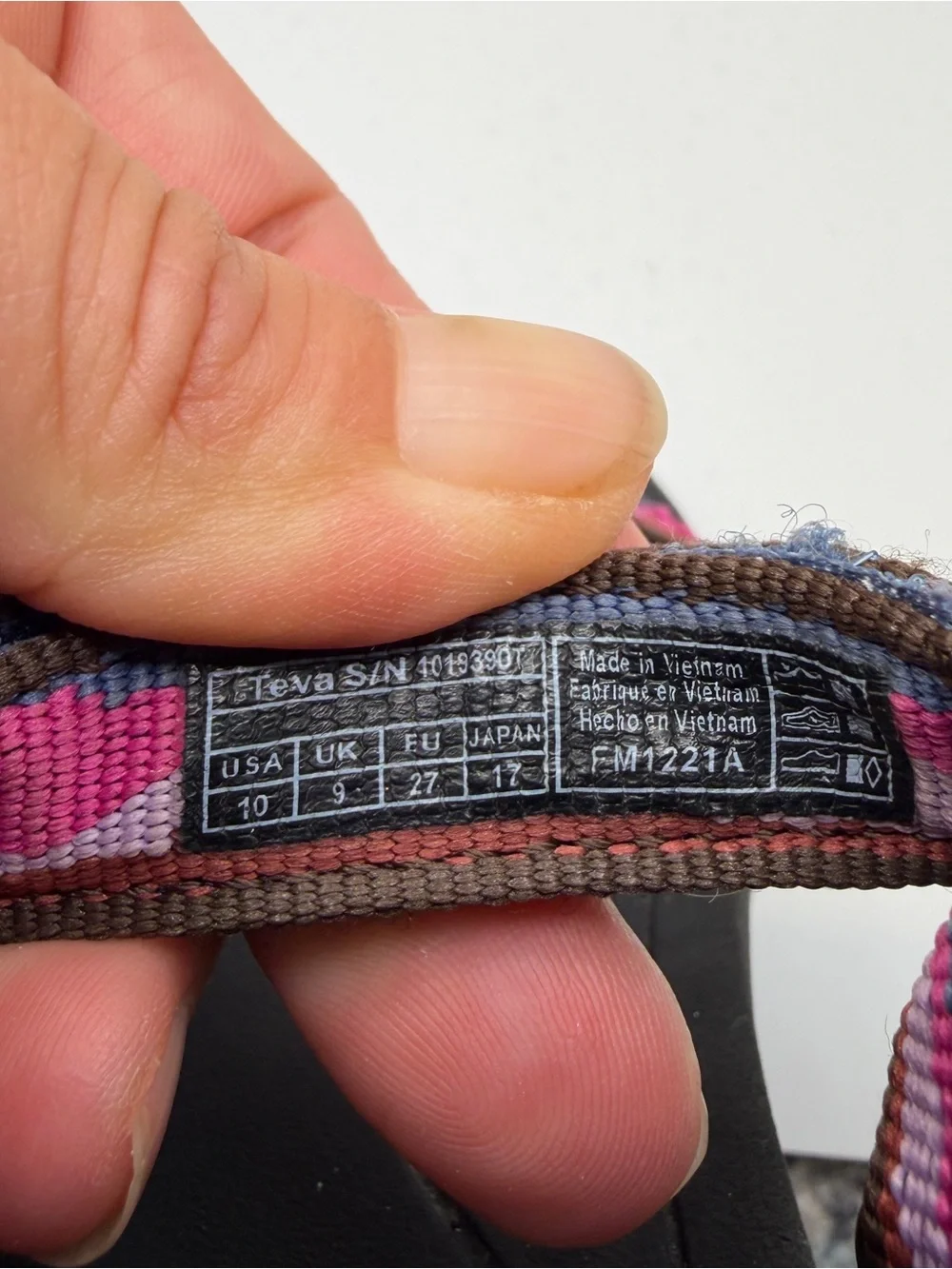 Toddler Teva Sandals Size 10
